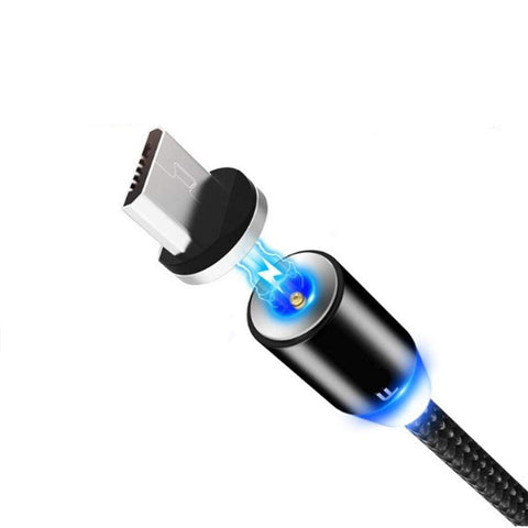Image of LED 3 in 1 Magnetic Charging USB Cable