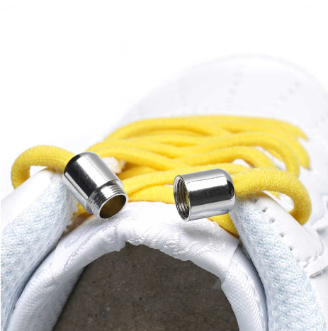 Image of No Tie Screw Lock Elastic Shoelaces