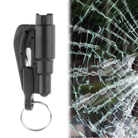 Image of 2-in-1 Life Saving Hammer Escape Key-Chain (Breaks Glass & Cuts Seat Belt)