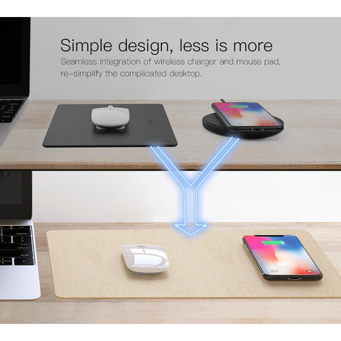 Image of Wireless Mouse Pad Phone Charger