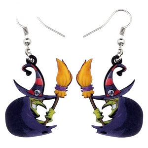 FREE OFFER Halloween Anime Evil Witch Earrings