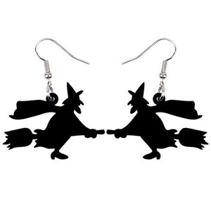 FREE OFFER Halloween Black Witch Shadow Earrings