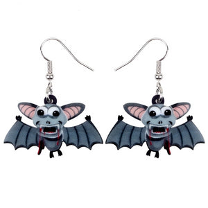FREE OFFER Halloween Anime Blood Bat Earrings