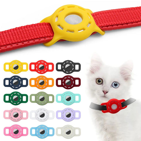 Image of Apple AirTag Cat Collar Case Tracker (Also Suitable For Dogs)