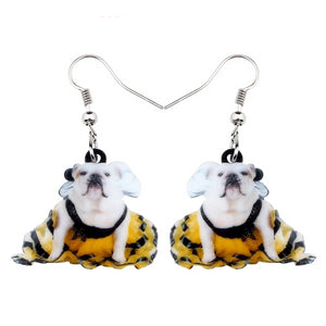 FREE OFFER Halloween Costumes French Bulldog Earrings
