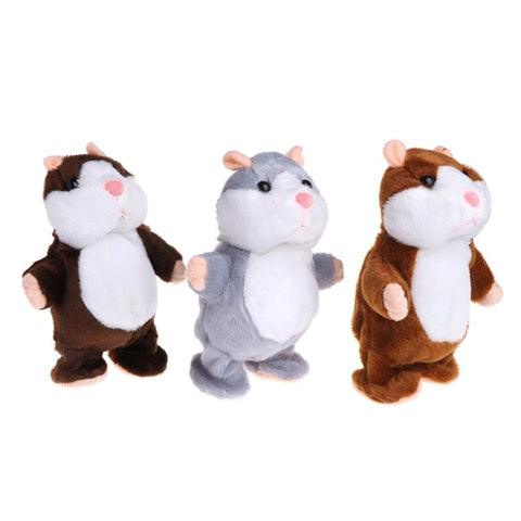 Image of Talking Recording Voice Hamster Plush Toy