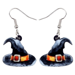 FREE OFFER Magical Witch Hat Halloween Earrings