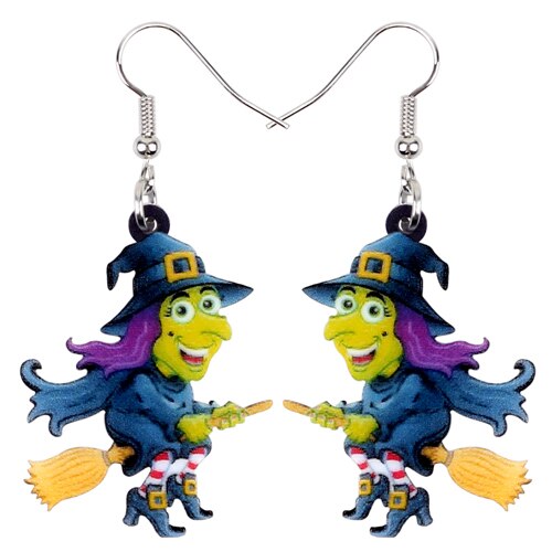 FREE OFFER Happy Magical Witch Halloween Earrings