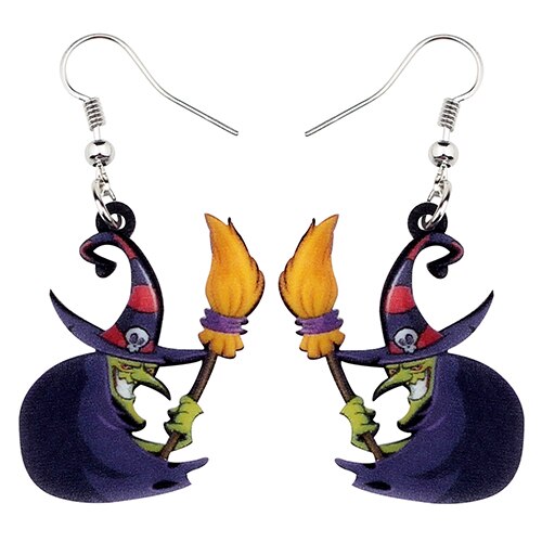 FREE OFFER Halloween Anime Evil Witch Earrings