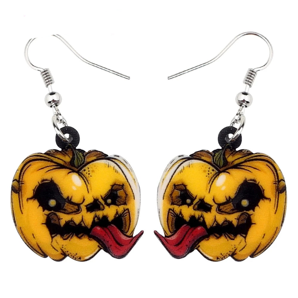 FREE OFFER Halloween Pumpkin Monster Earrings