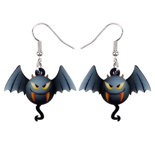 FREE OFFER Halloween Devil Bat Earrings