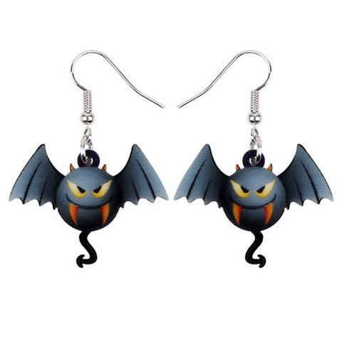FREE OFFER Halloween Devil Bat Earrings