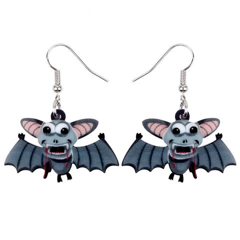 Image of FREE OFFER Halloween Anime Blood Bat Earrings