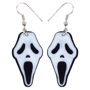 FREE OFFER Howling Ghost Scream Mask Halloween Earrings