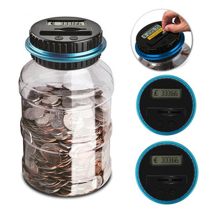 Digital Counting Money Jar