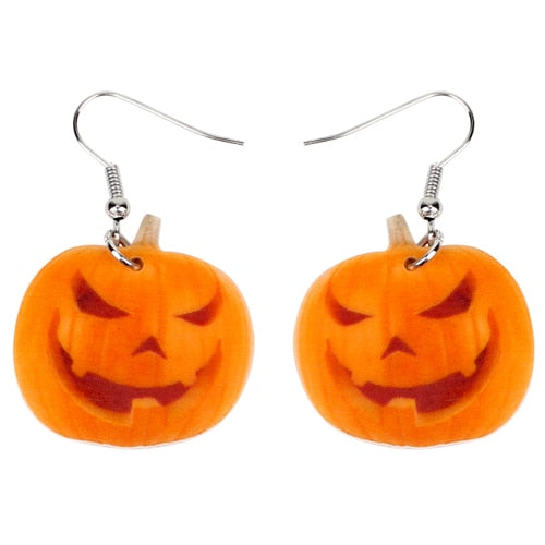 FREE OFFER Halloween Smile Pumpkin Earrings