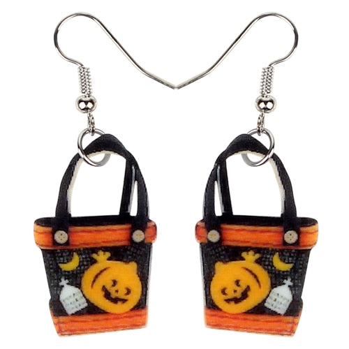 FREE OFFER Trick or Treat Halloween Pumpkin Earrings