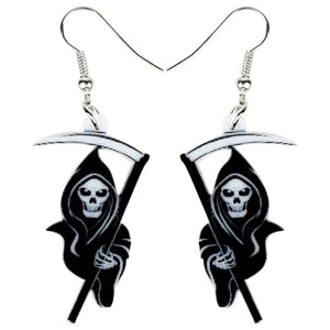 FREE OFFER Death Grim Reaper Halloween Earrings