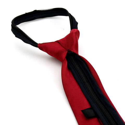 Image of Pre-tied Necktie With Zipper