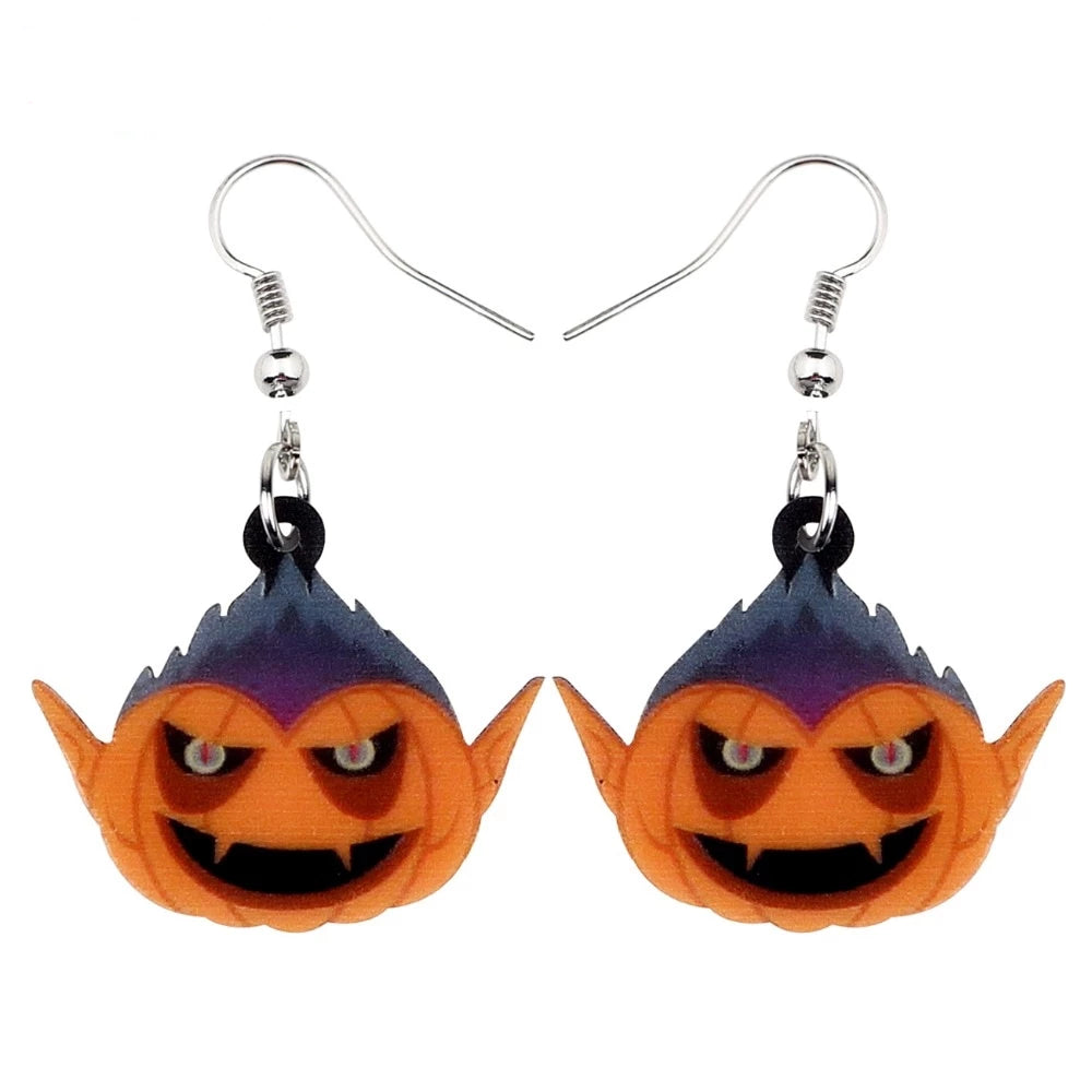 FREE OFFER Halloween Pumpkin Devil Earrings