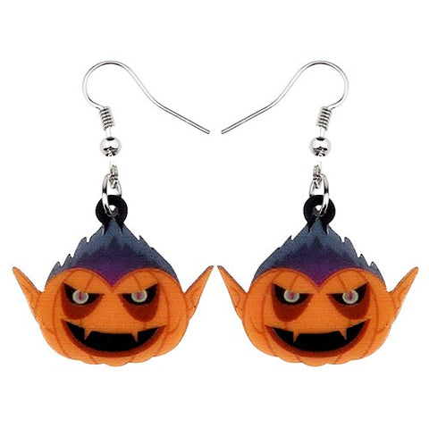Image of FREE OFFER Halloween Pumpkin Devil Earrings