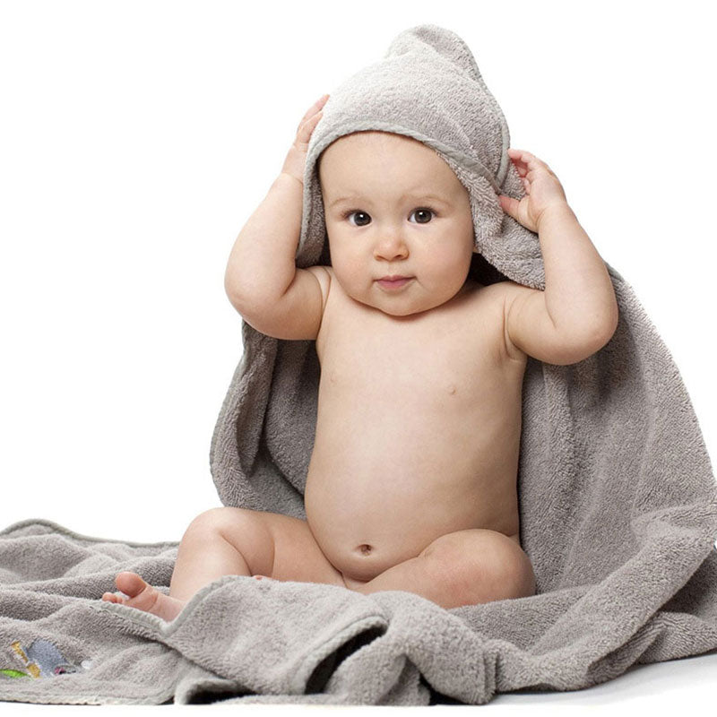 Hooded Baby Bath Towel Apron