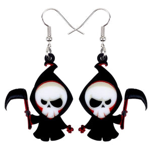 FREE OFFER Halloween Cute Death Grim Reaper Halloween Earrings