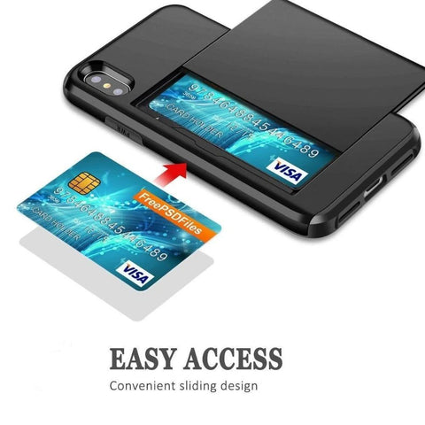 Image of iPhone Case With Built in Card Slot Holder