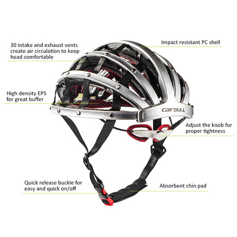 Image of Foldable Ultralight Cycle Helmet
