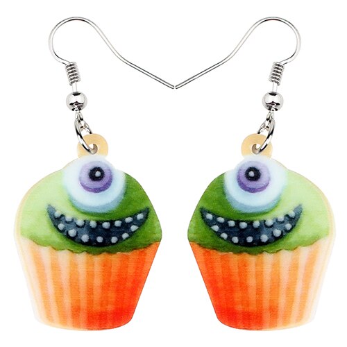 FREE OFFER Halloween Happy Monster Cupcake Earrings